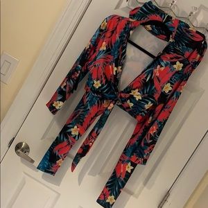 Floral two piece set